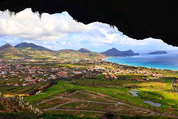 Porto Santo aerial view