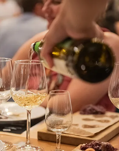 Corporate wine event