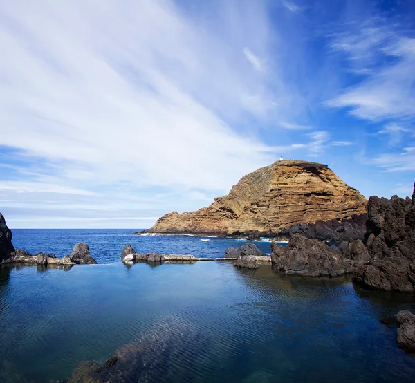 Natural volcanic sea pools at Porto Moniz