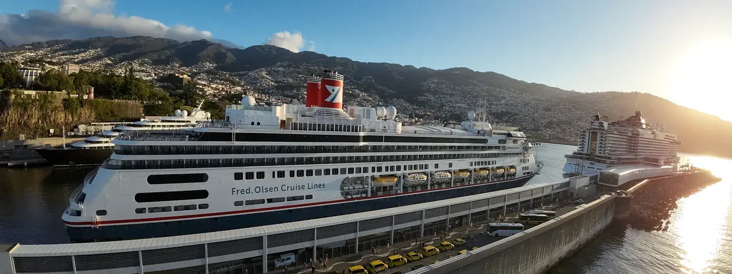 Cruise ship in Madeira port